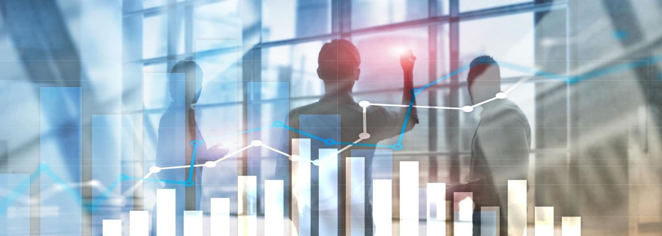 financial growth graph sales increase marketing strategy